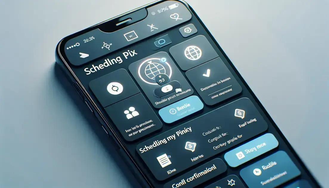 Passo a passo: agendando um PIX pelo app do seu banco
