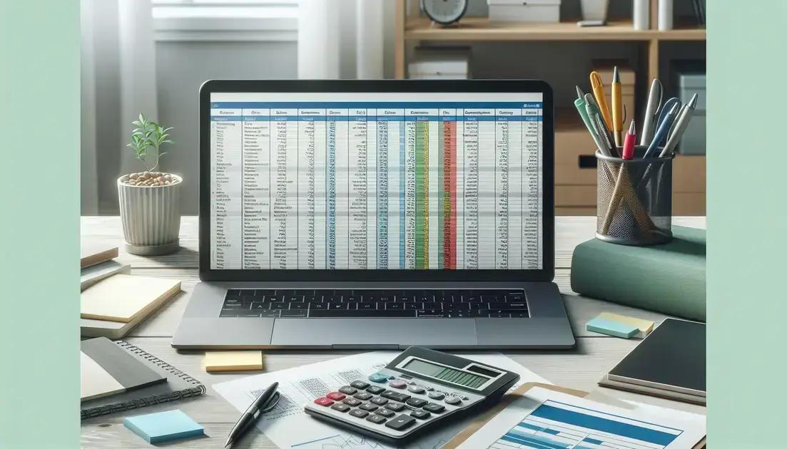 Passo a passo para criar sua planilha de gastos